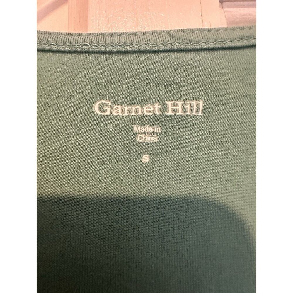 Garnet Hill Mint Green Soft Knit Babydoll Dress Size Small Dainty Romantic - Picture 2 of 7